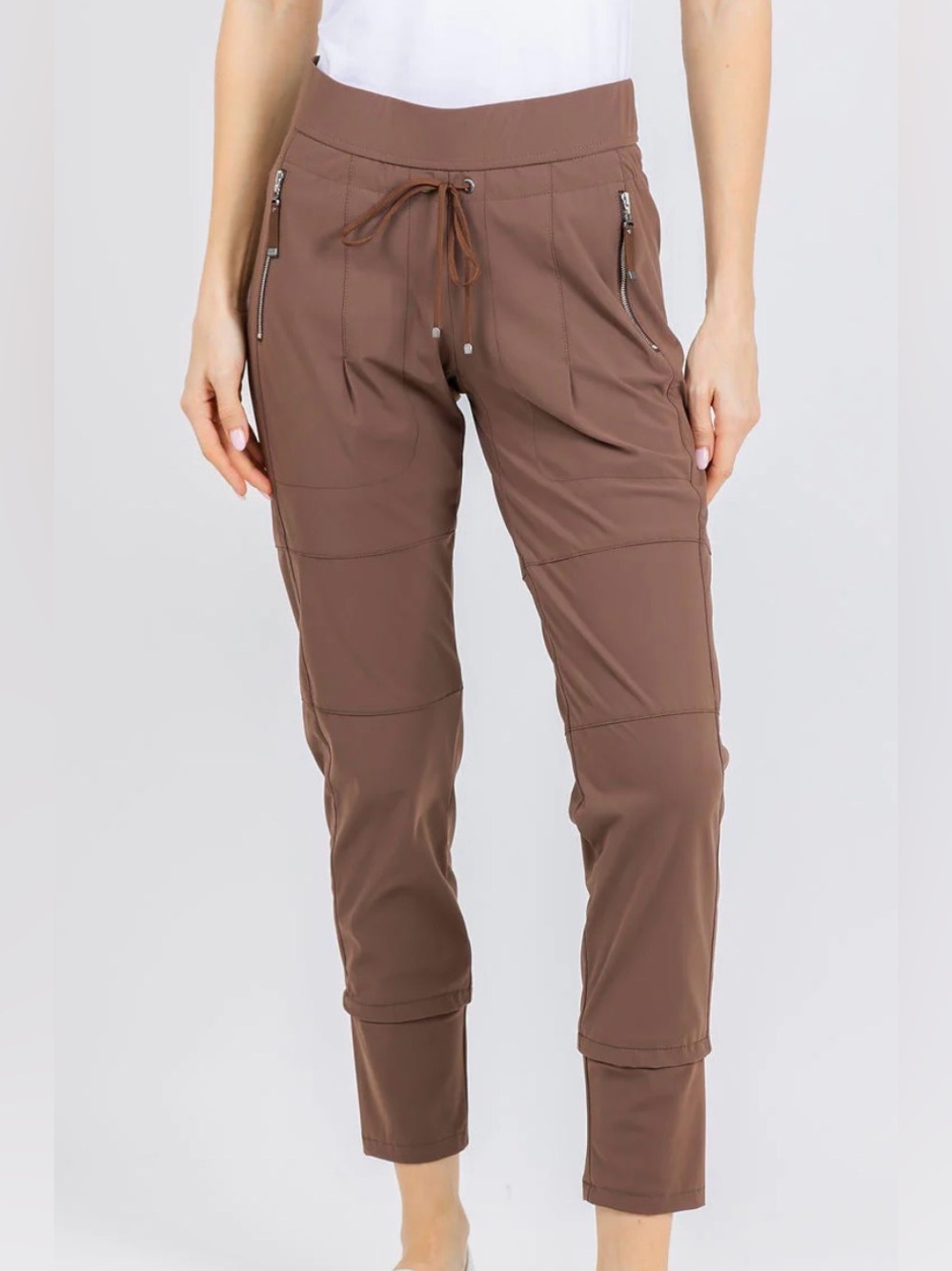 RAFFAELLO ROSSI Brown copper Jogger Pants